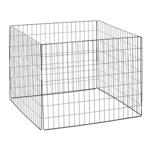 Kompostownik ogrodowy z siatki na odpadki organiczne 90 x 90 x 70 cm 560 l - Kompostowniki - miniaturka - grafika 2
