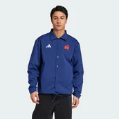 Kurtki i kamizelki sportowe męskie - France Rugby Heritage Jacket - Adidas - miniaturka - grafika 1