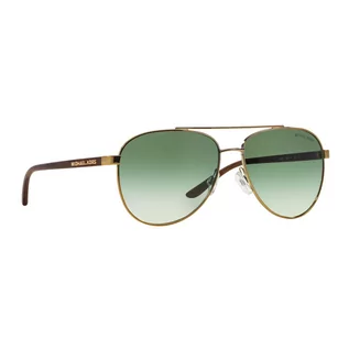 Okulary przeciwsłoneczne - Michael Kors Okulary przeciwsłoneczne Hvar 0MK5007 10432L Gold/Wood Green Gradient - grafika 1