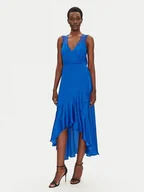 Sukienki - Morgan Sukienka koktajlowa 251-RORLA M Niebieski Regular Fit - miniaturka - grafika 1