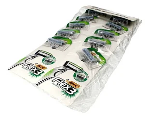 BiC Maszynka do golenia Flex 3 Sensitive Karta - 1op.-10szt - Kosmetyki do golenia - miniaturka - grafika 2