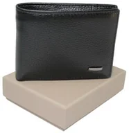 Portfele - Portfel Męski Skórzany NICOLAS Skóra LicowaPoziomy Jedno Skrzydełko Suwak Na Bilon Sprężyna Na Banknoty 1009 11 x 9 x 2 [cm] - miniaturka - grafika 1