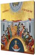 Ikony i obrazy sakralne - Ikona religijna Zesłanie Ducha Świętego - miniaturka - grafika 1