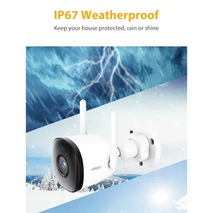Imou Bullet 2C 4MP IP Wifi hd 4MP (QHD) outdoor surveillance camera,with built-in microphone, IP67 waterproof - Kamery IP - miniaturka - grafika 10