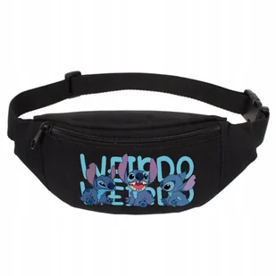 SPORTOWA NERKA CZARNA Biodrowa Na Prezent Urodziny STITCH Weirdo Wzory - Nerki SPORTOWA NERKA CZARNA Biodrowa Na Prezent Urodziny STITCH Weirdo Wzory - Nerki - miniaturka - grafika 1