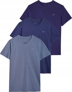 Koszulka męska 4F T-shirt sportowy 3-pak TSHM2256 031+32+31 L - Koszulki męskie - miniaturka - grafika 1