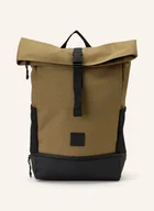 Torby na laptopy - Strellson Plecak New Ham Eddie Z Przegrodą Na Laptopa gruen - miniaturka - grafika 1