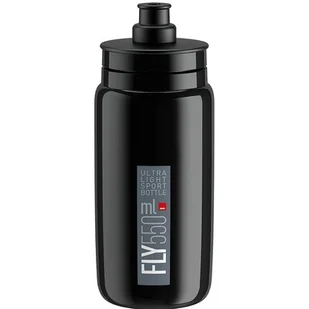 Elite Elite Fly Butelka 550ml, black/grey logo 2020 Bidony 252279 - Shakery i bidony sportowe - miniaturka - grafika 1