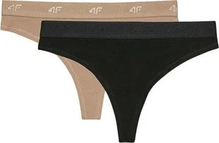 Majtki damskie stringi 4F F031 2-pak multikolor 4FWMM00UPTSF031 90S M - Bielizna sportowa damska - miniaturka - grafika 1