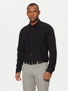 Tom Tailor Denim Koszula 1042551 Czarny Relaxed Fit - Koszule męskie - miniaturka - grafika 1