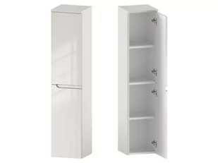 Słupek Łazienkowy ETH 30 cm 2D Prawy - Kaszmir Wysoki Połysk - Szafki łazienkowe - miniaturka - grafika 1