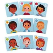 Układanki dla dzieci - Janod Magnetyczna Układanka Emocje - - miniaturka - grafika 1