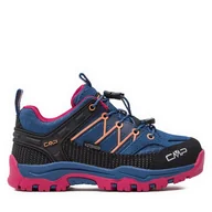 Buty trekkingowe dziecięce - Trekkingi CMP Kids Rigel Low Trekking Wp 3Q54554 Niebieski - miniaturka - grafika 1