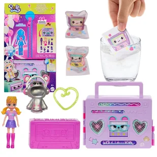 Polly Pocket Imprezowa Moda Zestaw Z Niespodziankami Lalka I Akcesoria - Lalki dla dziewczynek - miniaturka - grafika 1