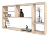 Półki do salonu - Regał Ścienny Wiszący Dąb Sonoma N7-E17 - miniaturka - grafika 1