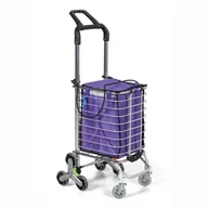 Torby i wózki na zakupy - Składany wózek na zakupy schodowy, nośność 30 kg - miniaturka - grafika 1