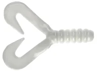 Przynęty - MANNS Twister 42mm Biały 2szt. - miniaturka - grafika 1