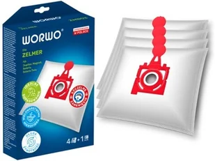 4 X Worki Do Odkurzacza Zelmer Jupiter Solaris Magnat ZVCA300B ZMB03 Worwo - Worki do odkurzaczy - miniaturka - grafika 1