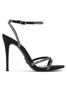 Steve Madden Sandały Bryanna Sandal SM11002613 SM11002613-001 Czarny - Sandały damskie - miniaturka - grafika 1
