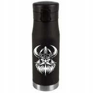 Kubki termiczne - Kubek Termiczny Personalizacja Prezent Imieniny Urodziny Srebrny WIKING 002 - miniaturka - grafika 1