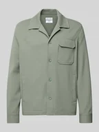 Kurtki męskie - Kurtka koszulowa z kołnierzem z połami - miniaturka - grafika 1