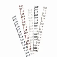 Artykuły biurowe - Grzbiet drutowy 3:1 11mm do 80 kartek biały OPUS O.WIRE 100szt. /3A11BIA100/ - miniaturka - grafika 1