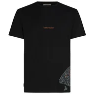 Koszulki sportowe męskie - Koszulka męska Icebreaker Men Merino 150 Tech Lite SS Tee 30th Anniversary Rozmiar: M / Kolor: czarny - miniaturka - grafika 1