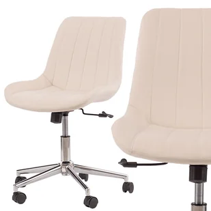 Fotel biurowy, krzesło biurowe KRZESŁO OBROTOWE BIUROWE FOTEL DO BIURKA WELUROWY - Fotele i krzesła biurowe - miniaturka - grafika 5