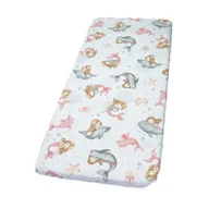 Prześcieradła dla dzieci - PRZEŚCIERADŁO DO KOŁYSKI 90x40 cm BAWEŁNA Kerstin - miniaturka - grafika 1