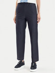 Weekend Max Mara Spodnie materiałowe Ballata 2416781108 Granatowy Regular Fit - Spodnie damskie - miniaturka - grafika 1