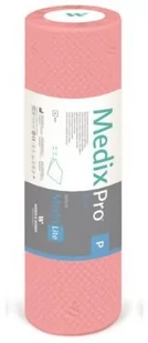 Medix Pro Prześcieradło bibułowo-foliowe 77cmx210cm 5szt Różowy - Meble i wyposażenie gabinetów medycznych - miniaturka - grafika 1