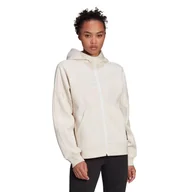 Bluzy sportowe damskie - Bluza damska Adidas Sportswear Studio Lounge Fleece Hooded Full-Zip Hoodie - miniaturka - grafika 1