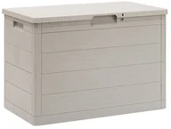 Skrzynie ogrodowe - WOODYS Plastikowa skrzynia ogrodowa, 160l jasno szara - miniaturka - grafika 1