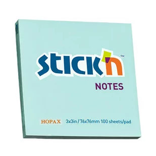 Stick'n NOTES SAMOPRZY.76MMX76MM NIEB.PASTEL - Notesy i bloczki - miniaturka - grafika 1