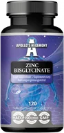 Witaminy i minerały - APOLLO'S HEGEMONY ZINC BISGLYCINATE DIGLICYNIANU CYNKU 120 TABLETEK - miniaturka - grafika 1