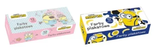Farby plakatowe 12 kolorów 20ml Minionki - Beniamin - Przybory szkolne - miniaturka - grafika 1
