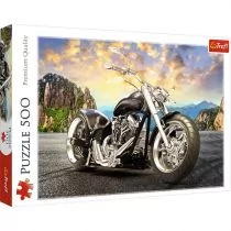 Trefl Puzzle 500 elementów Czarny motocykl - Puzzle - miniaturka - grafika 1