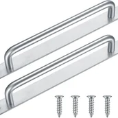 Zawiasy, okucia i inne akcesoria - Klamki do drzwi, uchwyty do drzwi ze śrubami, odpowiednie do kuchni, szafek, szafek, drzwi. (pieniądze) - miniaturka - grafika 1