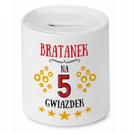 Skarbonki - Skarbonka Dla Bratanka Urodziny Imieniny Prezent z Nadrukiem ze Zdjęciem - miniaturka - grafika 1