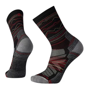 Skarpety trekkingowe Smartwool Hike Light Cushion Mountain Pattern Crew - Skarpetki damskie - miniaturka - grafika 1