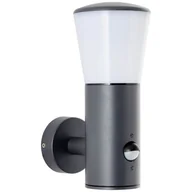 Lampy ogrodowe - Zewnętrzna lampa ścienna Cliffi 96476/63 IP44 czujnik ruchu antracyt - miniaturka - grafika 1