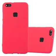 Etui i futerały do telefonów - Etui Pokrowiec Do Huawei P10 LITE Obudowa w FROST CZERWONY TPU Silikon Case Cover Ochronny Plecki Cadorabo - miniaturka - grafika 1