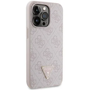Etui Guess GUHCP13XP4TDSCPP na iPhone 13 Pro Max 6.7" - różowe Crossbody 4G Metal Logo - Etui i futerały do telefonów - miniaturka - grafika 4