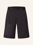 Spodenki damskie - Salomon Szorty Trekkingowe Outerpath Utility schwarz - miniaturka - grafika 1