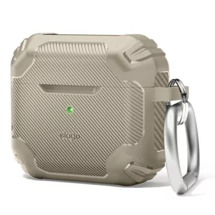 ELAGO Wytrzymałe Etui do AirPods 3, Solid Armor Case, Sand - Inne akcesoria audio-wideo - miniaturka - grafika 1