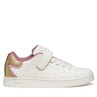 Buty dla dziewczynek - Sneakersy Geox J Eclyper J36LRA 0BCKC C0674 S Biały - miniaturka - grafika 1