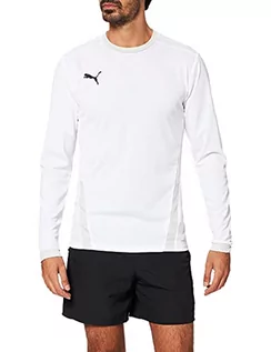 Koszulki męskie - PUMA PUMA Koszulka męska Teamgoal 23 Jersey Ls Puma White-Gray Violet L 704260-04 - grafika 1