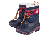 Buty dla dziewczynek - lupilu® Śniegowce dziewczęce ze świecącą podeszwą (26, Granatowy/różowy) - miniaturka - grafika 1