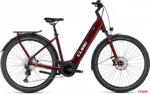 Rower elektryczny Cube Touring Hybrid EXC 500 Easy Entry red´n´white 2023 - Rowery elektryczne - miniaturka - grafika 1