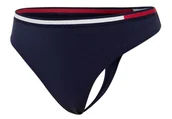 Majtki damskie - TOMMY HILFIGER MAJTKI STRINGI DAMSKIE THONG NAVY UW0UW01548 416 - Rozmiar: XS - miniaturka - grafika 1